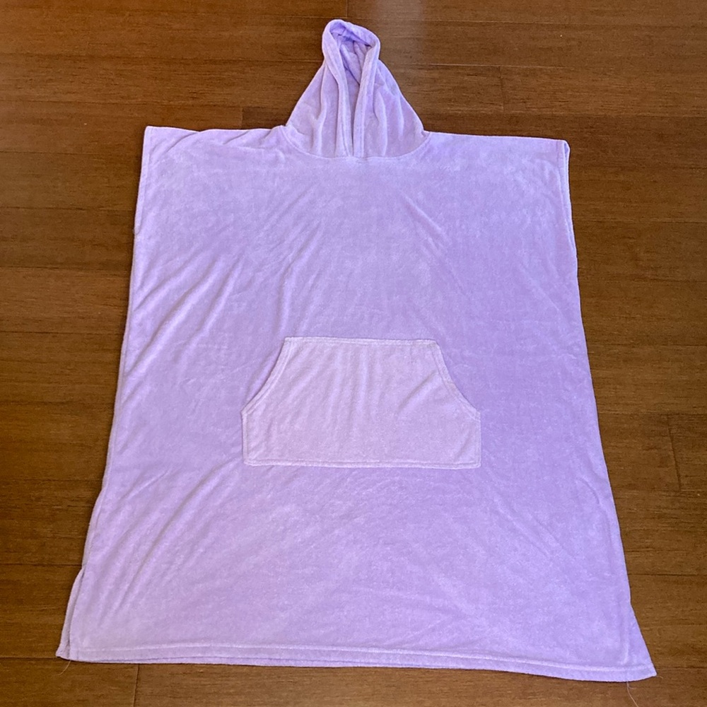 Fleece changing poncho. Like new condition